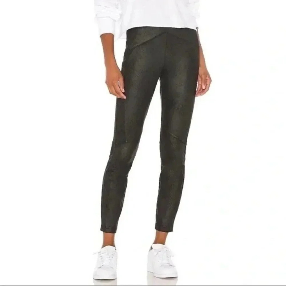 Free People Midnight Vegan Suede Black Leggings - Picture 6 of 11